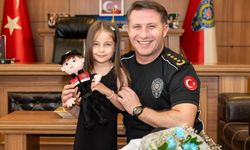 Gazi kızına yunus polis bebeği hediye edildi