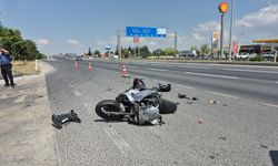 Eskişehir'de otomobile arkadan çarpan motosikletli yaralandı