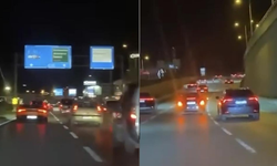 Lüks otomobil kazaya karıştı, sürücü kaçtı
