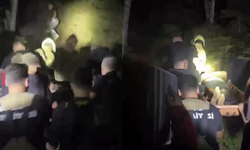 Patikadan yamaca düşerek mahsur kaldı: İtfaiye tarafından kurtarıldı