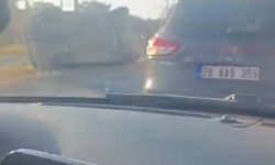 Eskişehir'de kontrolden çıkan otomobil takla attı