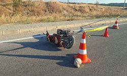 Otomobilin çarptığı elektrikli bisikletin sürücüsü hayatını kaybetti