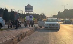 Otomobil ile motosiklet çarpıştı: 1 yaralı
