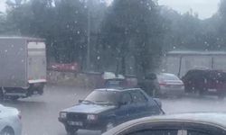 Sivrihisar’da sağanak yağmur etkili oldu