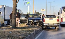 Eskişehir Çevre Yolu'nda araçlar çarpıştı: Trafik durma noktasına geldi