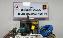 Eskişehir’de kaçak kazı yapan 5 şüpheli suçüstü yakalandı