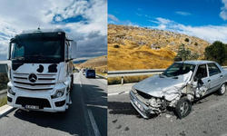 Eskişehir yolunda kontrolden çıkan kamyon karşı şeride geçti: 1 yaralı