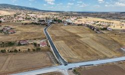 Eskişehir'in o ilçesinde yol çalışmaları tamamlandı
