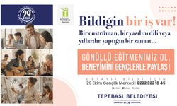 Tepebaşı’nda gençlere gönüllü eğitmen çağrısı