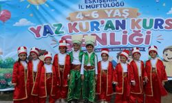 Eskişehir'de yaz Kur'an kurslarında coşkulu şenlikle taçlandı