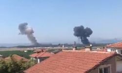 Yalova'da askeri eğitim uçağı düştü
