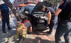 Kaputtan miyav sesi geldi, itfaiye ekipleri harekete geçti