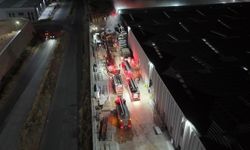 Eskişehir'de fabrika yangını söndürüldü