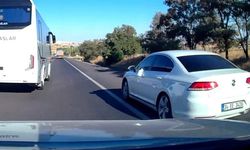 Trafiği hiçe saydı! Bozüyük-Eskişehir yolunda tehlikeli anlar