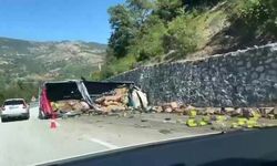 Araç istinat duvarına çarptı: 1 ölü, 1 yaralı