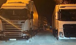 Eskişehir’de tırların parkı trafiği kilitledi