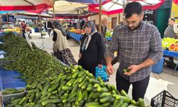 Pazarda turşu mesaisi başladı