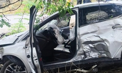 Eskişehir yolunda otomobil şarampole uçtu: 4 yaralı