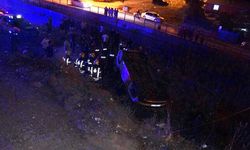 Ümraniye'de park halindeki otomobil alt yola yuvarlandı: 1 kişi hayatını kaybetti