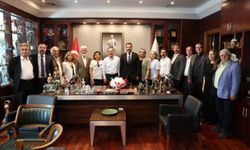 Yalaz’dan Ataç’a ziyaret: “Başkanımızla gurur duyuyoruz”