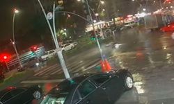 Esenler'de kazada motosiklet sürücüsü metrelerce sürüklendi