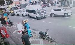Nevşehir’de tırın neden olduğu zincirleme kaza kamerada