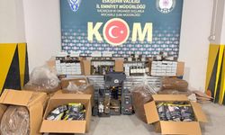 Eskişehir'de kaçak tütün ve alkol operasyonu