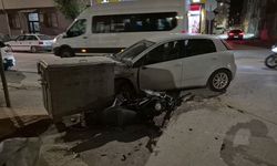 Eskişehir'de motosikletli feci kazada yaralandı
