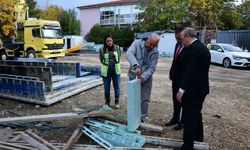 Eskişehir'de yapımı süren iki okulda inceleme