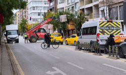 Eskişehir’de inşaat çalışması trafiği aksattı