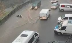 Esenyurt’ta suya kapılan kadın metrelerce sürüklendi