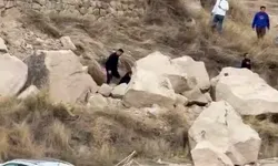 Kapadokya'da peribacası çöktü: 2 ölü, 1 yaralı