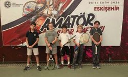 Tenis turnuvası yapıldı