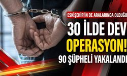 Beratcan Gökdemir Suç Örgütüne Operasyon: Eskişehir’in de Aralarında Olduğu 30 İlde 90 Şüpheli Yakalandı