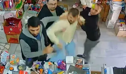 Avcılar’da ‘maytap’ kavgası kamerada