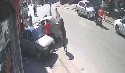 Çarptığı araç, 11 yaşındaki çocuğu duvara sıkıştırdı