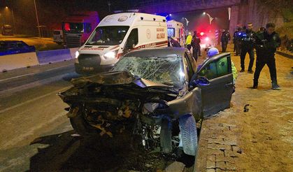 Polisten kaçan alkollü sürücü kaza yapınca yakalandı