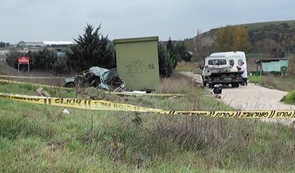 Büyükçekmece’de gece yaşanan kaza gündüz fark edildi