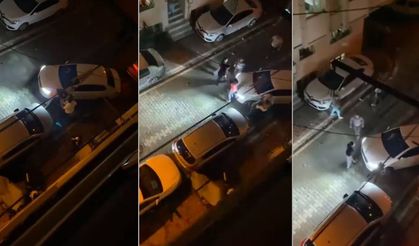 Komşuların park yeri kavgasında ortalık savaş alanına döndü