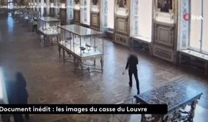 Louvre Müzesi soygununa ait yeni görüntüler ortaya çıktı