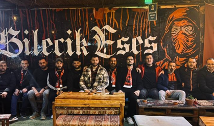Bilecik'te yaşayan Eskişehirspor taraftarları iftarda bir araya geldi