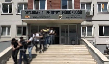 Diyarbakır’da silahlı suç örgütü şebekesi çökertildi: 40 gözaltı