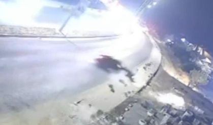 Bodrum’da kontrolden çıkan otomobil AVM’nin otoparkına yuvarlandı