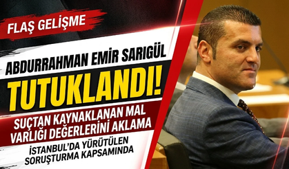 Emir Sarıgül tutuklandı