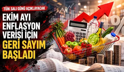 Ekim ayı enflasyon verisi için geri sayım başladı