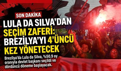 Brezilya’da Lula da Silva seçim yarışını kazandı