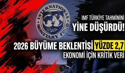 IMF, Türkiye'nin büyüme tahminini bir kez daha düşürdü