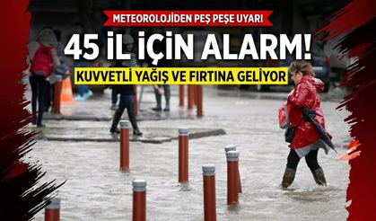 Meteorolojiden peş peşe uyarılar: Sel, fırtına ve kar bekleniyor