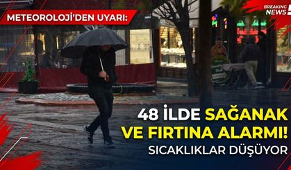 Meteoroloji’den 48 il için sarı ve turuncu kodlu uyarı