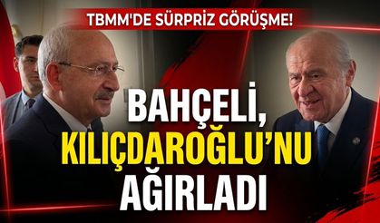 TBMM'de sürpriz görüşme! Bahçeli, Kılıçdaroğlu'nu ağırladı